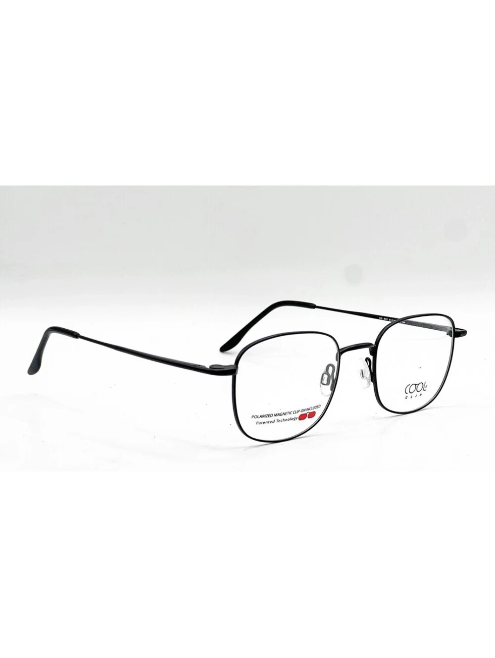 Cool Clip Cc 837 90 Satin Black Authentic Eyeglasses 51-20-140